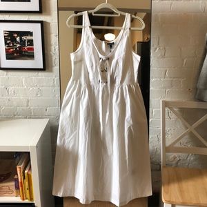 NWT- Who What Wear white dress- size M